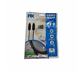Cabo Toslink 3M Preto Pix 1