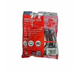 Cabo Vga + Vga 3M Com Filtro Preto 1