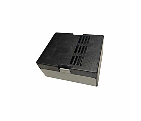 Caixa Patola Plástica 40x70x85Mm Preta/Cinza 1