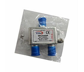 Diplexador Ant:5-860Mhz Sat:950-2150Mhz Visat 1