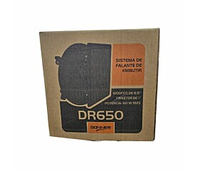 Arandela Sistema de Falante de Embutir DR650 Branca Donner Par 1