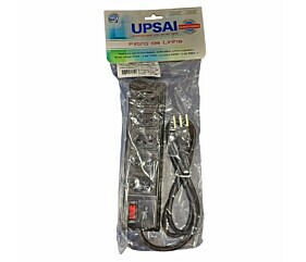 Filtro de Linha 5 Tomadas Com Mini Disjuntor Upsai 1