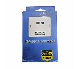 Conversor Hdmi Para 2 Av HDMI2AV Mini Full Hd 1080P 1