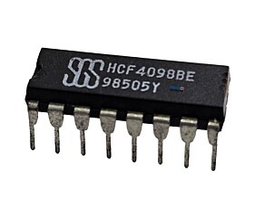 Circuito Integrado CD4098BE = HCF4098BE