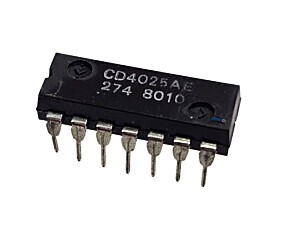 Circuito Integrado CD4025AE 