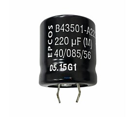 Capacitor Eletrolítico 220uF x 200V RD 85º Snapin Epcos