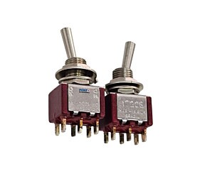 Chave Alavanca ON/ON 17208 1A 250V 3A 120Vac Margirius