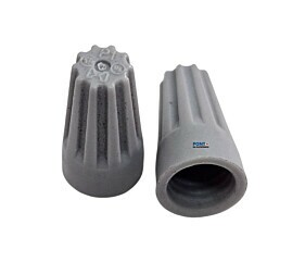 Conector de Torção Cinza P1 Para Cabo 0,8Mm