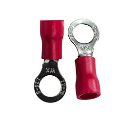 Terminal Olhal 1.25-5 22-16 WX Isolado Vermelho