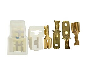 Conector 2 Vias Macho/Fêmea Com Terminal