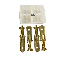 Conector 4 Vias Macho/Fêmea Com Terminal