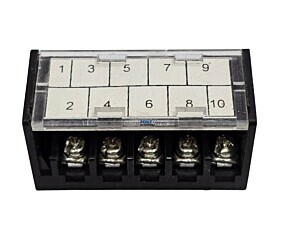 Barra Sindal 10 Vias Com Acrílico Numérico