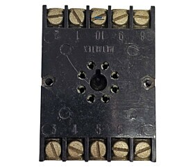 Suporte Para Rele PR22 8Vias Metaltex