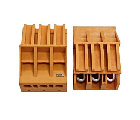 TSCB4 Borne Terminal Transformador 3 Pinos Laranja Degson