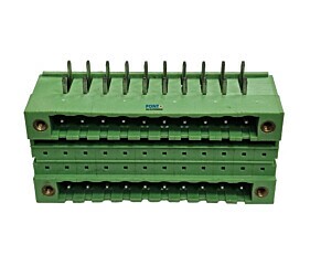 2EDGOHM-5.08 Borne 15A 300V Macho Verde 90º 20 Pinos Degson