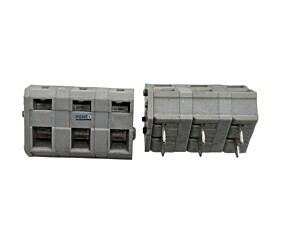 Bloco de Terminal de Mola DG245-5.0 6 Vias Cinza Degson