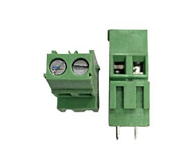 Borne DG500H-5.0 20A 300V Awg 28-12 2 Pinos Verde Degson