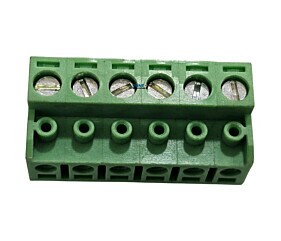 Borne DG332W-5.0 6 Vias Fêmea Verde Degson