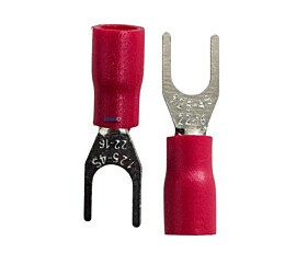 Terminal Forquilha 1.25-4S 22-16 Vermelho