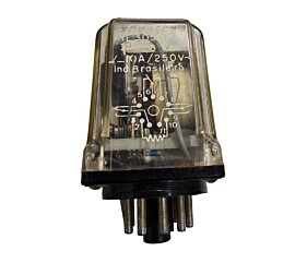 Rele RL305006 6V 10A 250V 11 Terminais Schrack