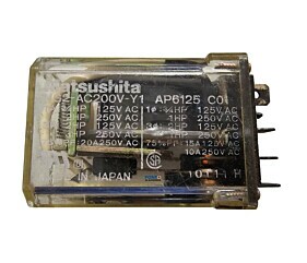 Rele HG2-AC200V-Y1 AP6125 CO1 10A 250V Matsushita