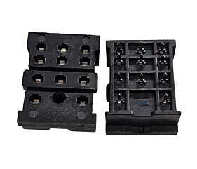 Soquete Para Rele 11 Vias Preto