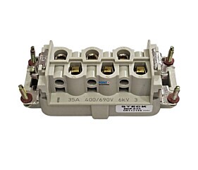 Miolo Macho 6 Pinos 35A 400/690V 6KV SMP-635 Steck