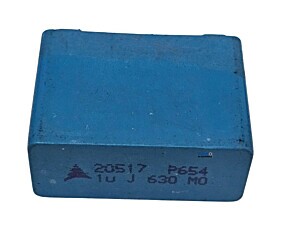 Capacitor Poliéster 1UF x 630V 5% = 1U J630 Mo Epcos
