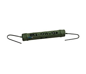 Resistor 8K2 10W 10% Axial Verde Fe-ad