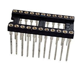 Soquete 22 Pinos Torneado Prateado Celis