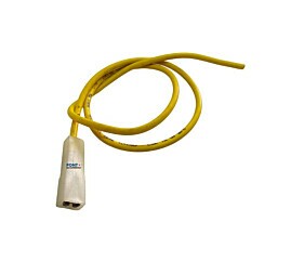 Rabicho 1Via Fêmea Plug Jst 28Cm Amarelo