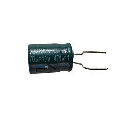 Capacitor Eletrolítico 470uF x 10V 85º 