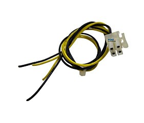 Rabicho Conector de Força Atx Preto/Amarelo