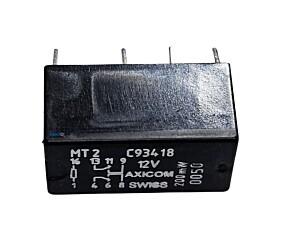 Rele MT2 C93418 12V 200mW Axicom