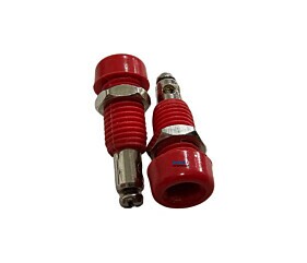 Borne 257P Vermelho Para Pino Banana 4MM