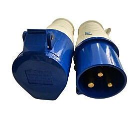 Tomada de Sobrepor Typ SF-223 + Plug Industrial Typ SF-023 32A-6H/220-250V Cee