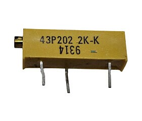 Trimpot 2K = 43P202 2K-K Spectrol