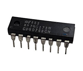 Circuito Integrado CD4076BCN = MM74C173N National