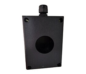 Caixa C-101 90Mm x 32Mm Preta Com Furo e Rosca