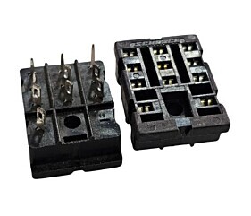 Suporte Para Rele 11 Pinos Preto