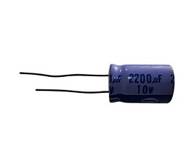 Capacitor Eletrolítico 2200uF x 10V RD 85º CE