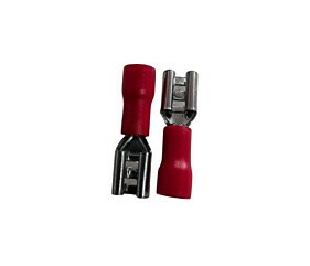 Terminal Fêmea Isolado Vermelho