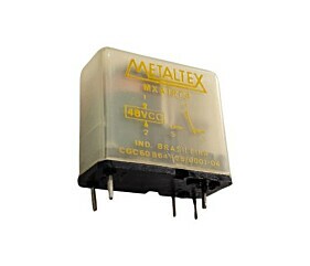 Rele MXA1RC4 48Vcc 5 Terminais Metaltex