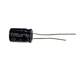 Capacitor Eletrolítico 1000uF x 10V RD 105º Importado