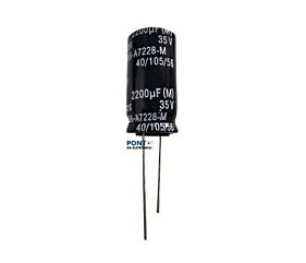 Capacitor Eletrolítico 2200uF x 35V RD 105º B41856-A7228-M Epcos