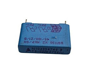 Capacitor Poliéster 220K x 275V = U22K 275V X2 MKP Epcos