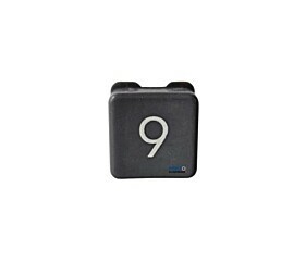 Tecla Numérica Cinza 9