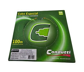 Cabo Especial Para Segurança Eletrônica 3Pares X 26-40 Vias Multicores1 Metro