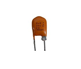 Capacitor Poliéster 2M2 x 25V = 2U2 25V V6 Philips