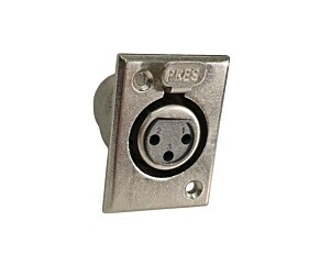 Conector XLR Fêmea 3 Pinos